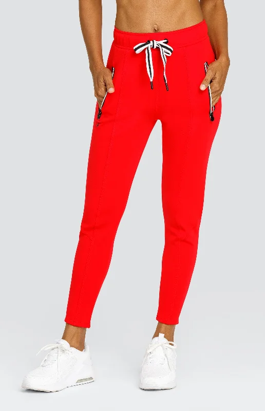 Women's Elegant Clothing Sets Eleanor Dahlia Red Jogger