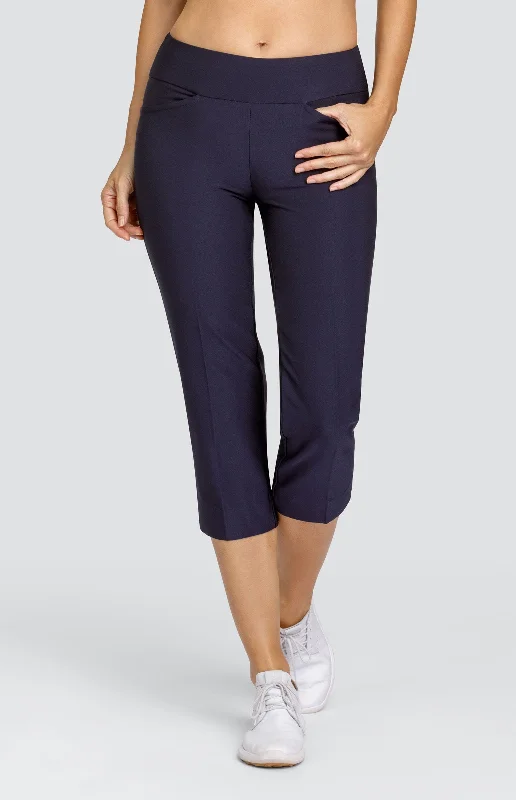 Elegant Women's Attire Mulligan 22" Capri - Night Navy