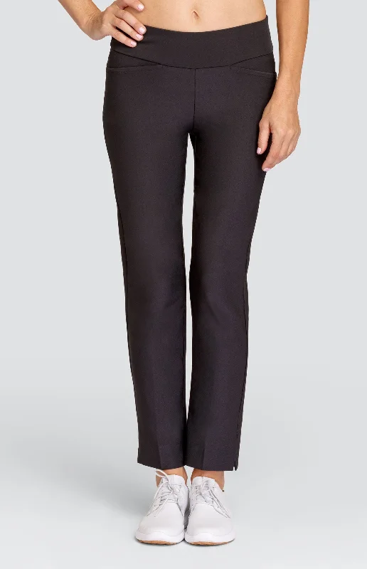 Luxury Women's Clothing Mulligan 28" Ankle Pant - Onyx Black