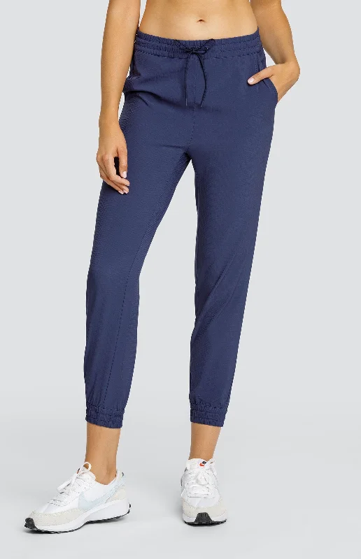 Vintage-Inspired Women's Clothes Issa 27" Jogger - Navy Blue