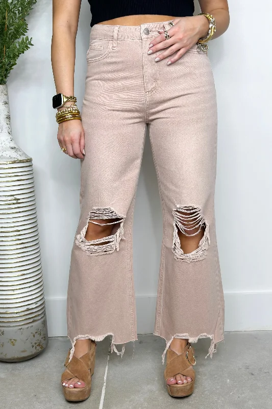 Luxury Women's Clothes 90s Vintage Crop Flare Bottoms *Final Sale*