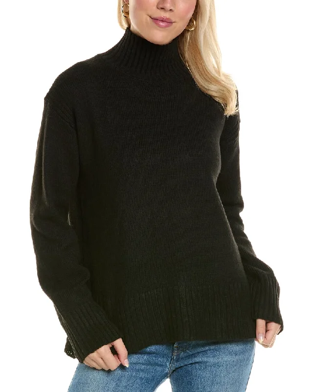 Women's Activewear Attire Joseph A. Turtleneck Sweater