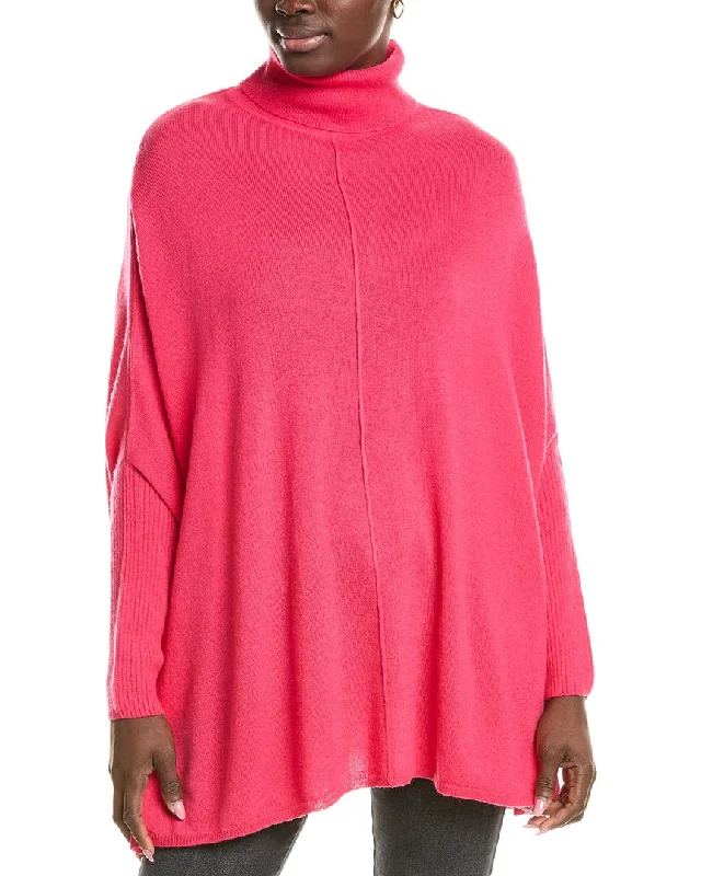 Women's Evening Apparel Brodie Cashmere Roll Wool & Cashmere-Blend Poncho