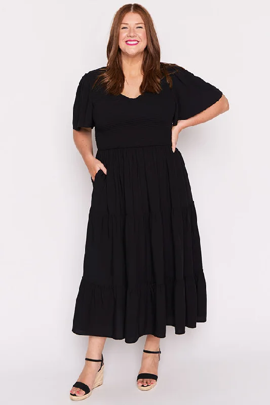 Timeless Women's Garments Lynette Black Dress