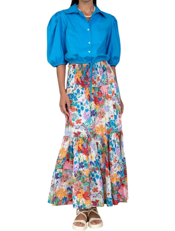 Women's Tops And Clothing Izzy Skirt Dress In Bouquette