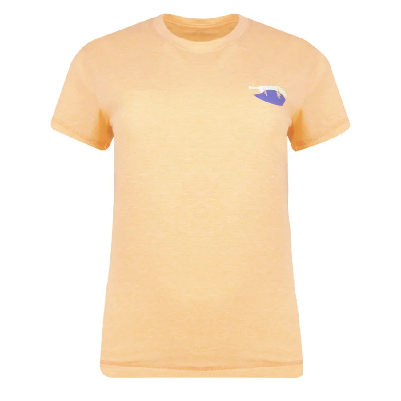 Women's Versatile Apparel Columbia Womens Sun Trek Graphic Tee II Peach Heather / Night Sky