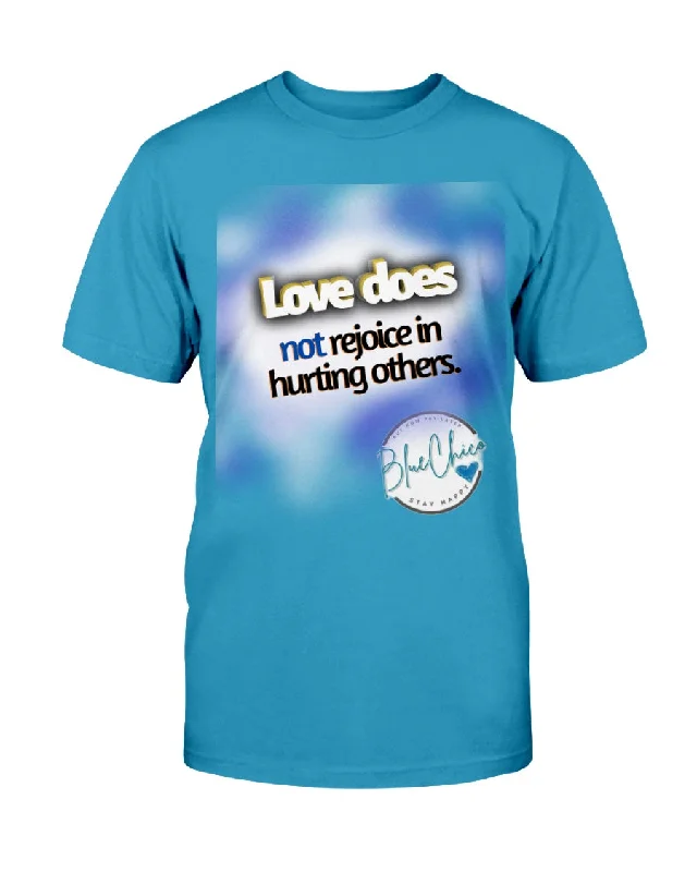 Sustainable Women's Apparel Love Does Not Rejoice Unisex Fit Tee