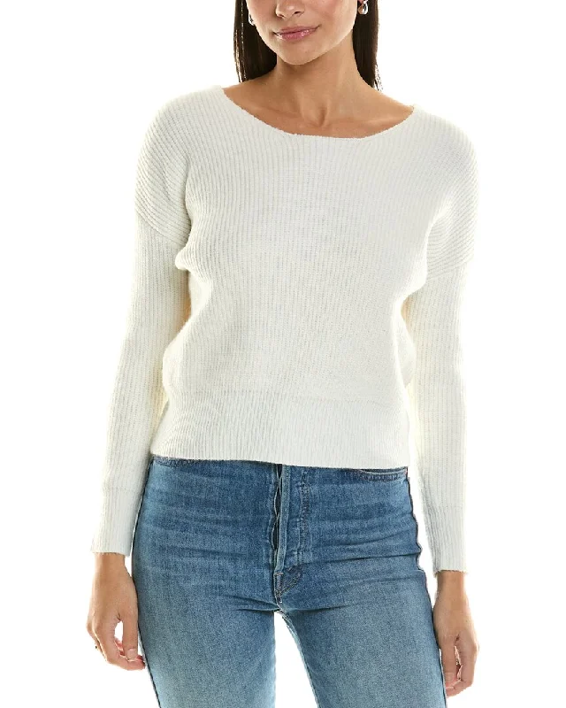 Affordable Luxury Women's Apparel Bishop + Young Jocelyn Twist Back Sweater