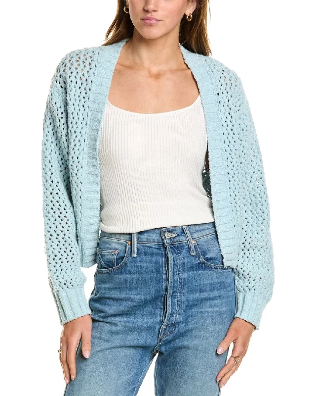 Women's Outerwear Apparel John Elliott Foam Boucle Knit Cropped Cardigan