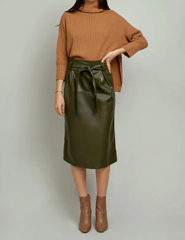 Women's Everyday Apparel Paola Skirt In Military