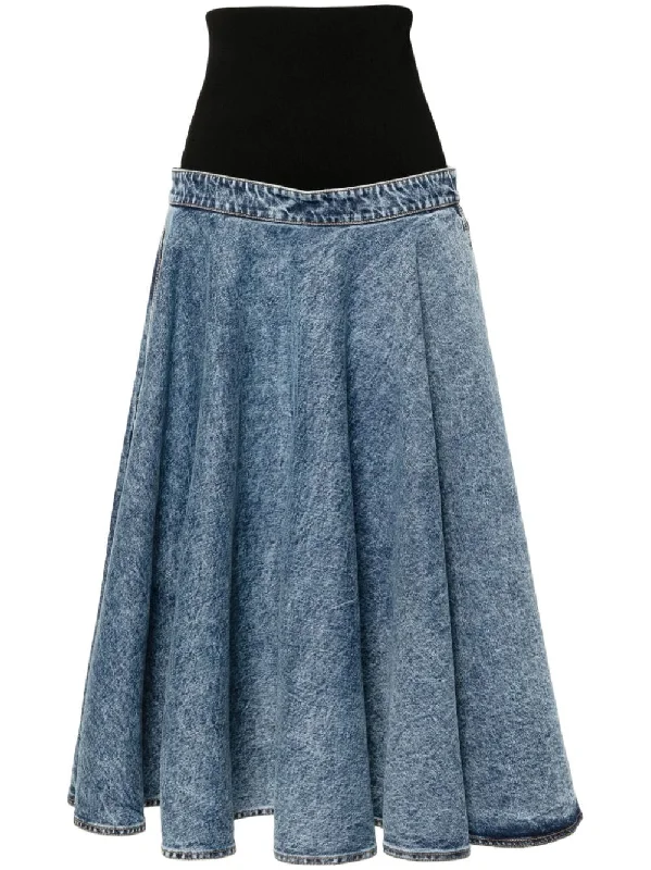 Women's Outerwear Clothing Alaia Women's Skirts blue