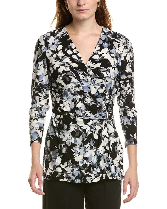 Women's Attire Anne Klein Asymmetric Wrap Top