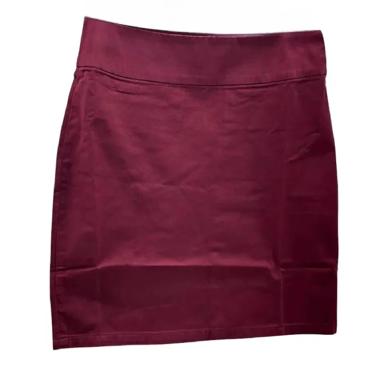 Stylish And Comfortable Clothing For Women Women's Mini Skirt In Red