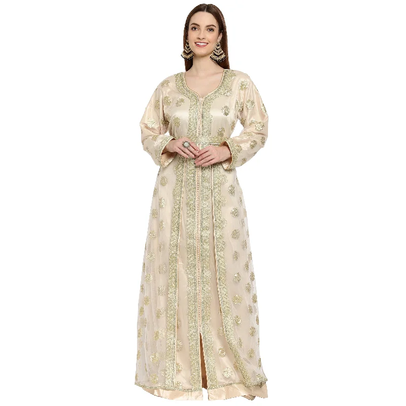 Women's Clothes For Work Events Arabian Djellaba Evening Party Dress