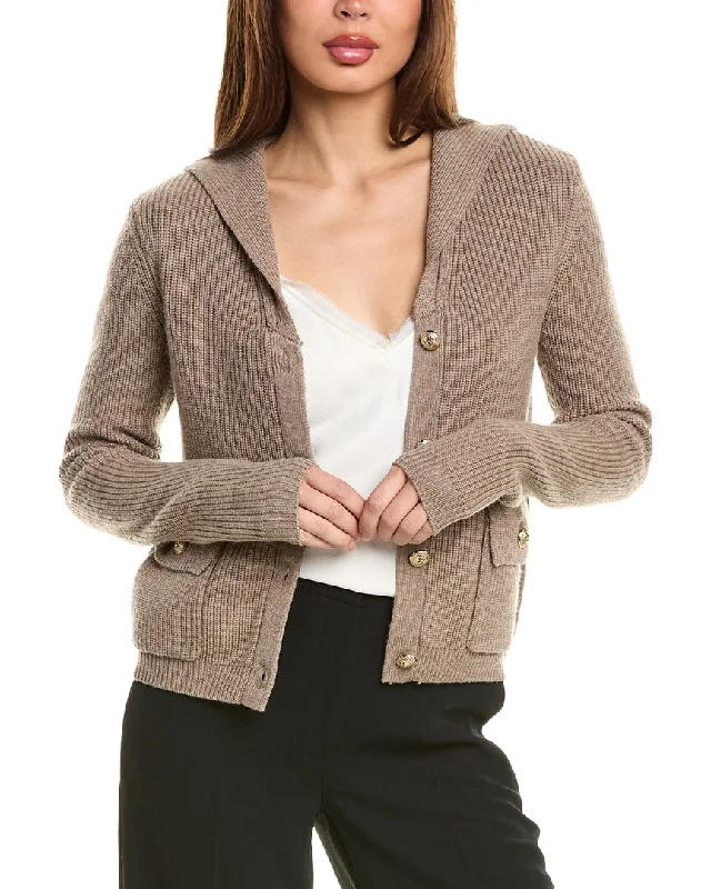 Women's Charming Outfit For Events Bruno Magli Sailor Collar Wool Jacket