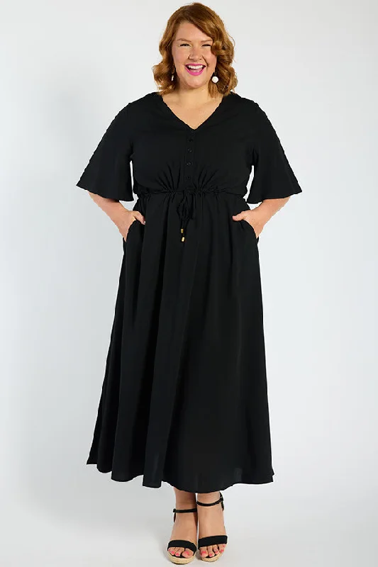 Women's Elegant Apparel Annie Black Dress