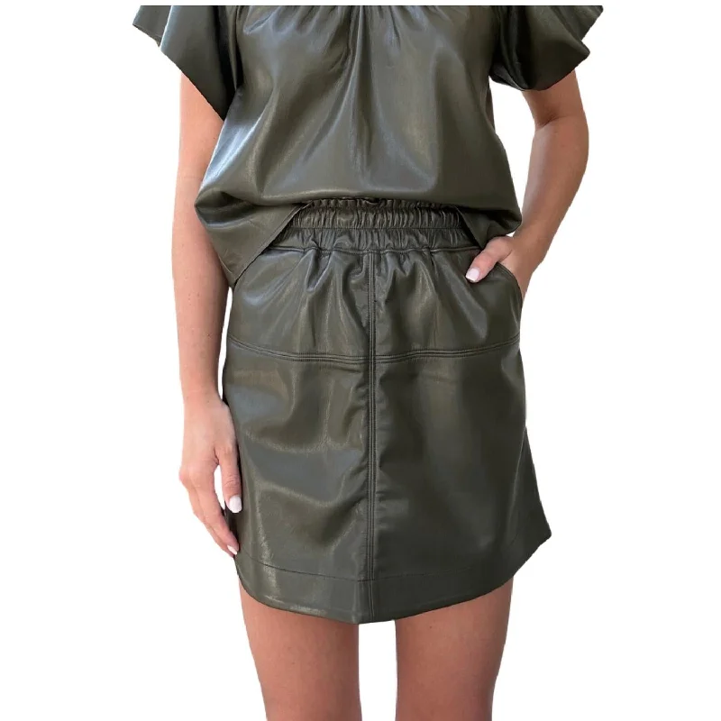 Women's Trendy Outfit Mikia Mini Skirt In Olive