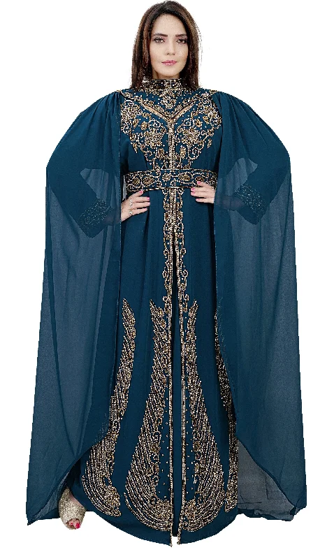 Vintage Clothing For Women African Abaya Luxe Kaftan Dress