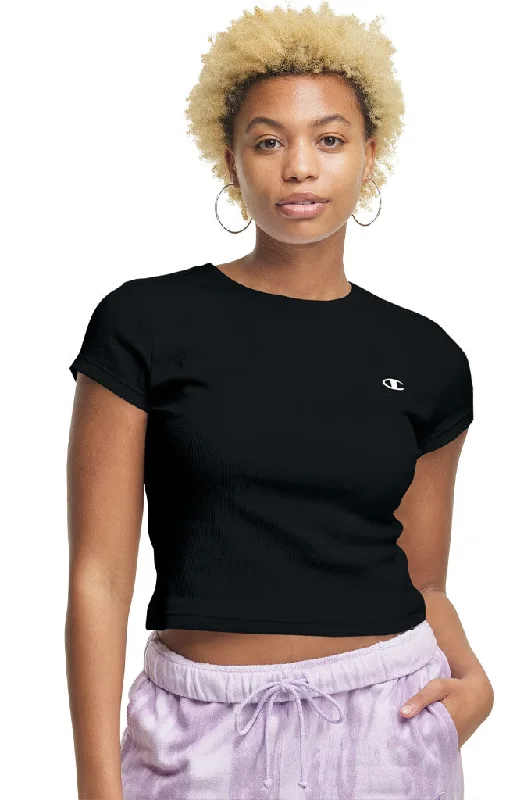 Vintage-Inspired Women's Apparel Champion Rib Women's Tee