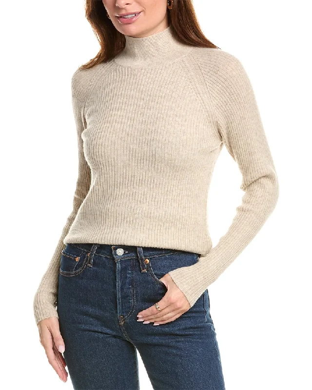 Women's Everyday Clothes Brodie Cashmere Wool & Cashmere-Blend Skinny Mock Neck Jumper