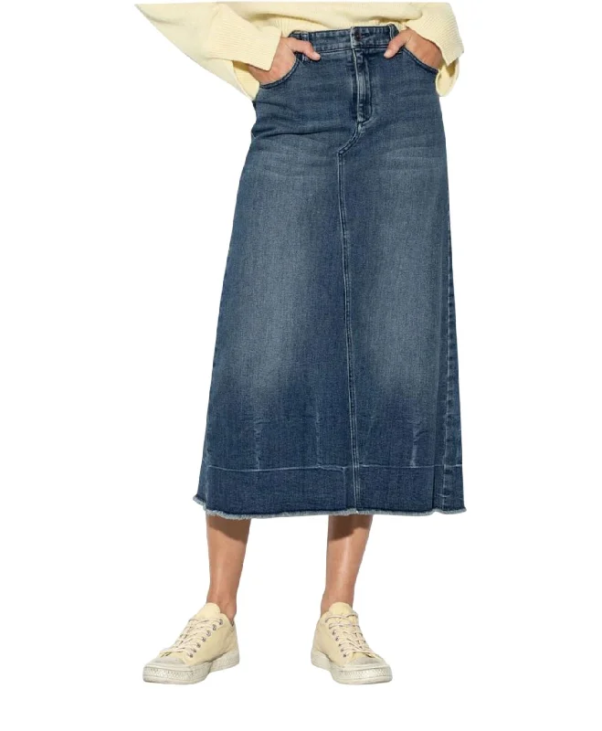 Women's Fashionable Clothing Sets Women's Denim Maxi Skirt