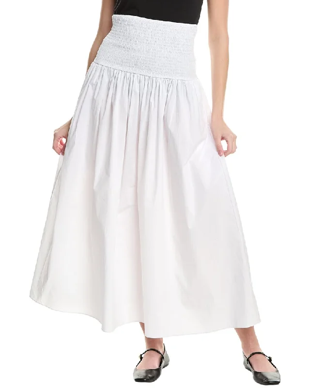 Elegant Women's Attire Solid & Striped The Zaria Maxi Skirt