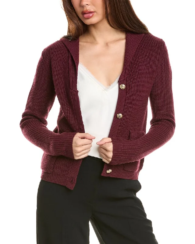 Women's Romantic Outfit Bruno Magli Sailor Collar Wool Jacket