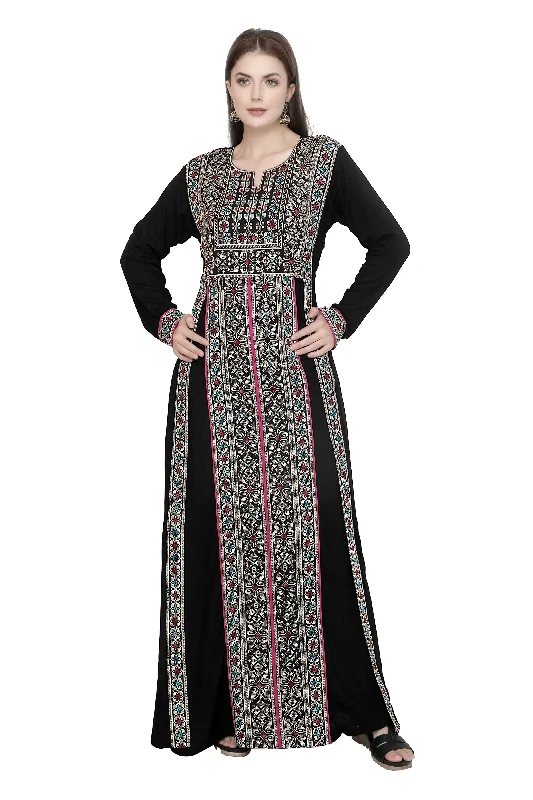 Women's Elegant Formal Outfit Designer Kaftan Rayon Maxi