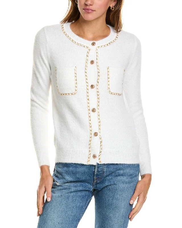 Stylish Women's Outfit Nanette Nanette Lepore Chain Cardigan