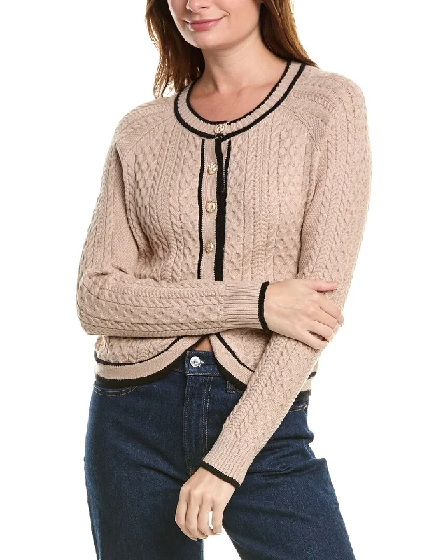 Women's Vintage Clothes FATE Cable Cardigan