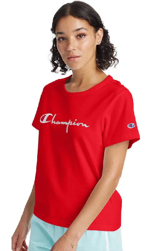 Women's Clothes And Apparel Champion Girlfriend Women's Tee, Script Logo