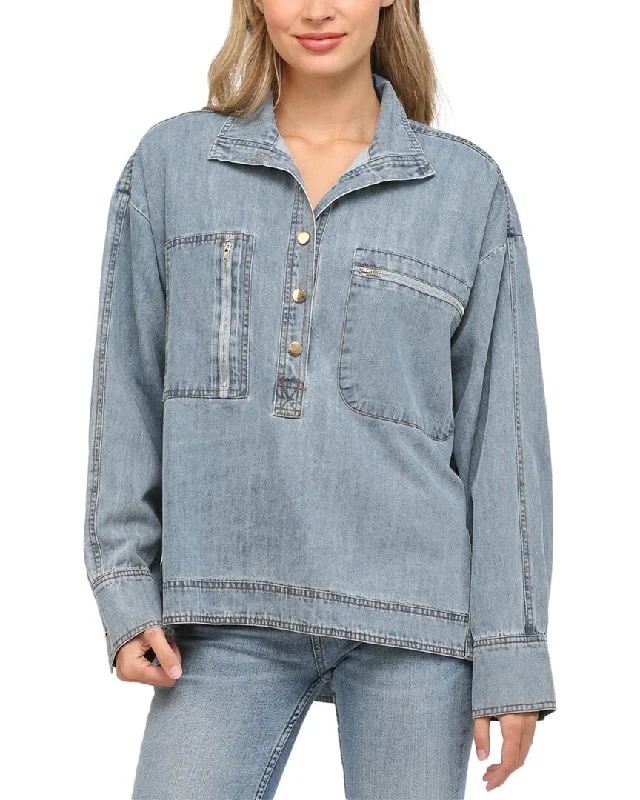 Women's Tailored Outfit FATE Denim Pullover