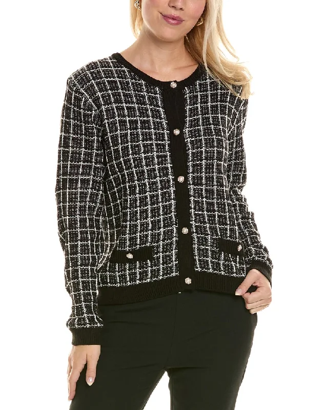 Women's Vintage-Inspired Outfit Joseph A. Textured Cardigan