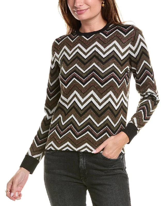 Women's Night-Out Outfit YAL New York Wave Print Pullover