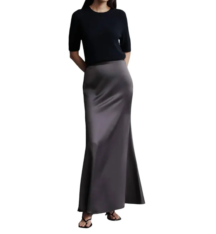 Modern Women's Clothes At Last Skirt In Plum