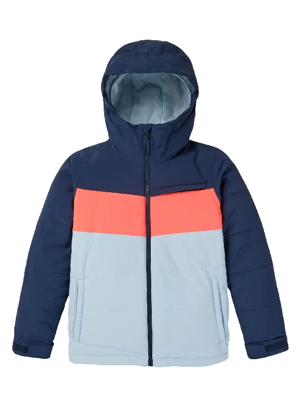 Elegant Women's Evening Garments BURTON Boys Ropedrop Snowboard Jacket Dress Blue/Ballad Blue/Tetra Orange 2023