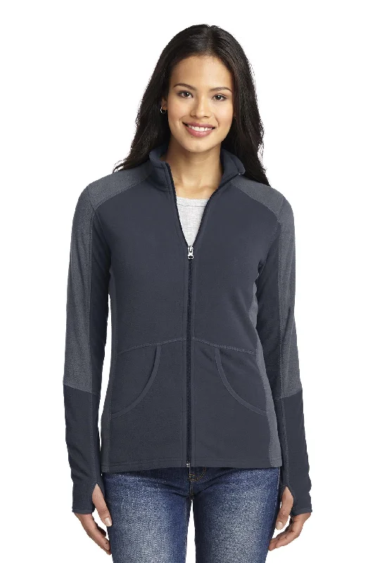 Women's Formal Event Clothing Port Authority Ladies Colorblock Microfleece Jacket. L230