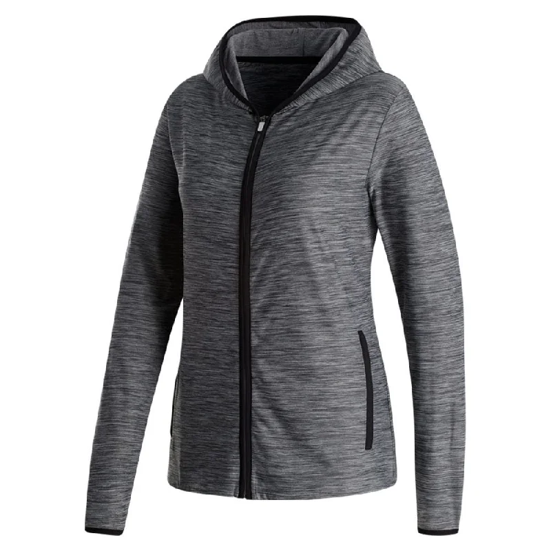 Women's Comfortable Garments FootJoy Full-Zip Spacedye Hoodie Golf Jacket Black - FA23 Women