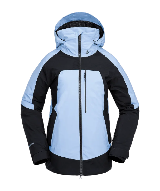 Women's Chic Apparel VOLCOM Women's 3D Stretch GORE-TEX Snowboard Jacket Crystal Blue 2025