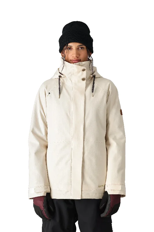 Women's Transitional Outfit 686 Women's Spellbound Smarty 3-In-1 Snowboard Jacket Limestone Heather 2025