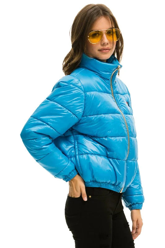 High-Quality Fashion At Discounted Prices – Shop Today BOLT LUXE APRES PUFFER JACKET - GLOSSY OCEAN