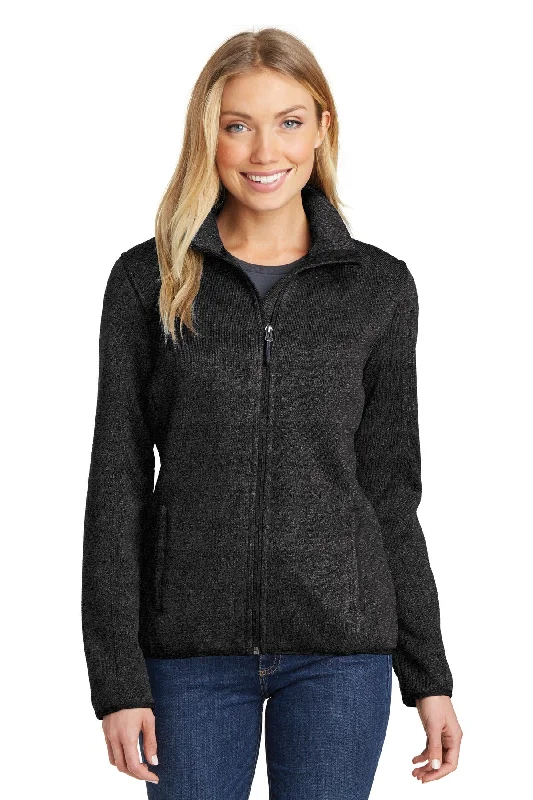 Women's Sporty Clothes Port Authority Ladies Sweater Fleece Jacket. L232