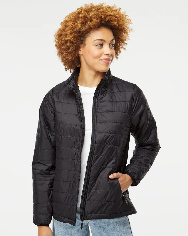 Women's High-End Clothing Independent Trading Co. Women's Puffer Jacket EXP200PFZ