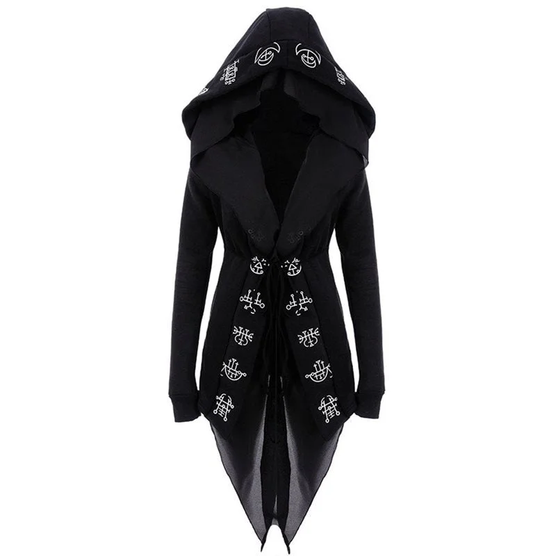 Premium Fashion At Promotional Prices – Limited Time Only Rosetic Gothic Long Hooded