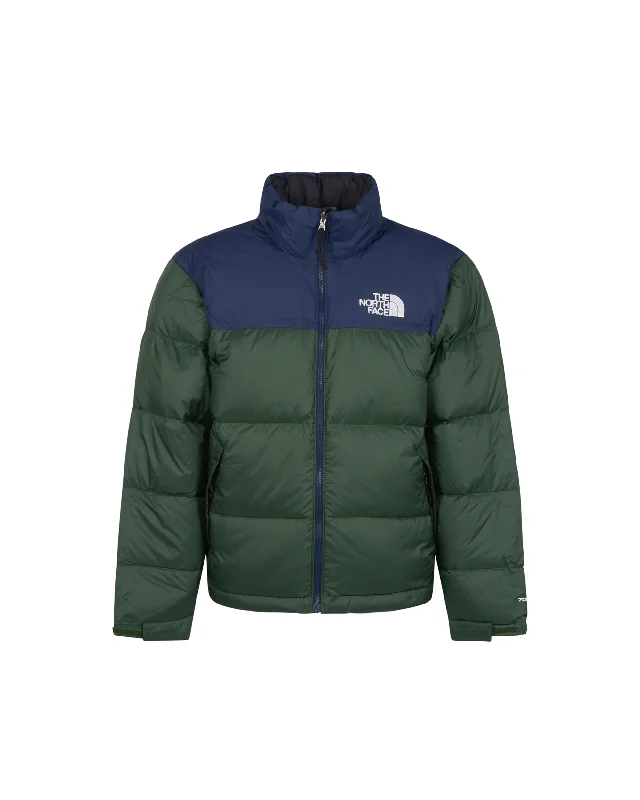 Women's Clothing Sets 1996 Retro Nuptse Jacket - Pine Green / Summit Navy