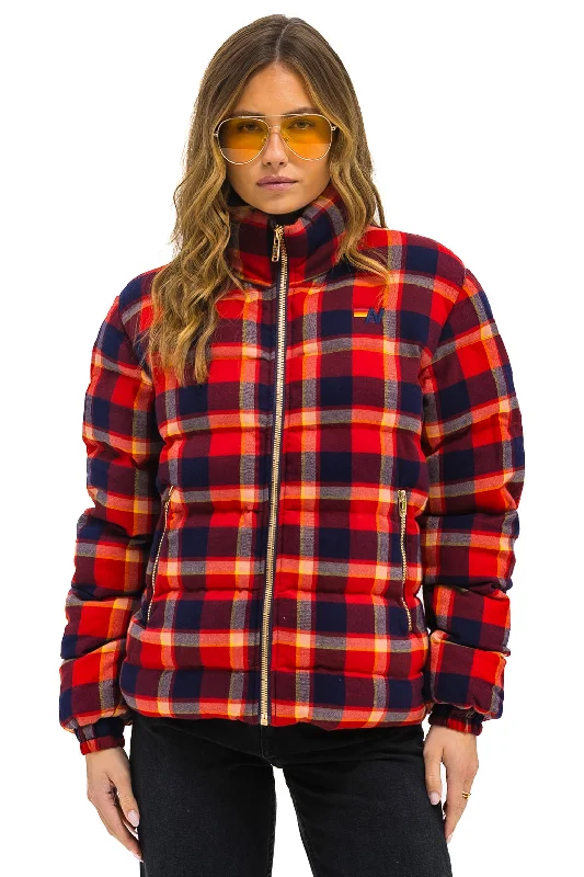 Women's Resort Apparel UNISEX PLAID TRAVELER JACKET - RUGBY PLAID