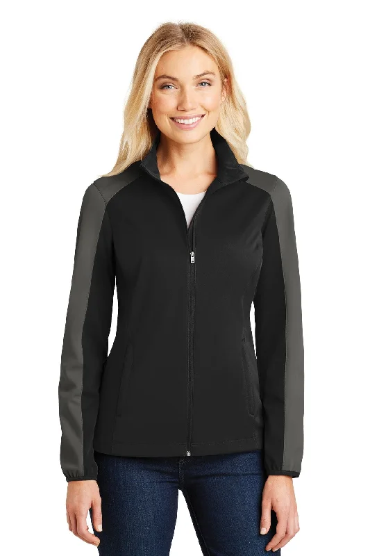 Women's Clothing And Garments Sets Port Authority Ladies Active Colorblock Soft Shell Jacket. L718