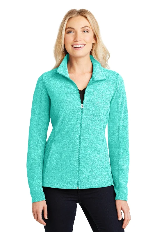 Women's Clothing Apparel Port Authority Ladies Heather Microfleece Full-Zip Jacket. L235