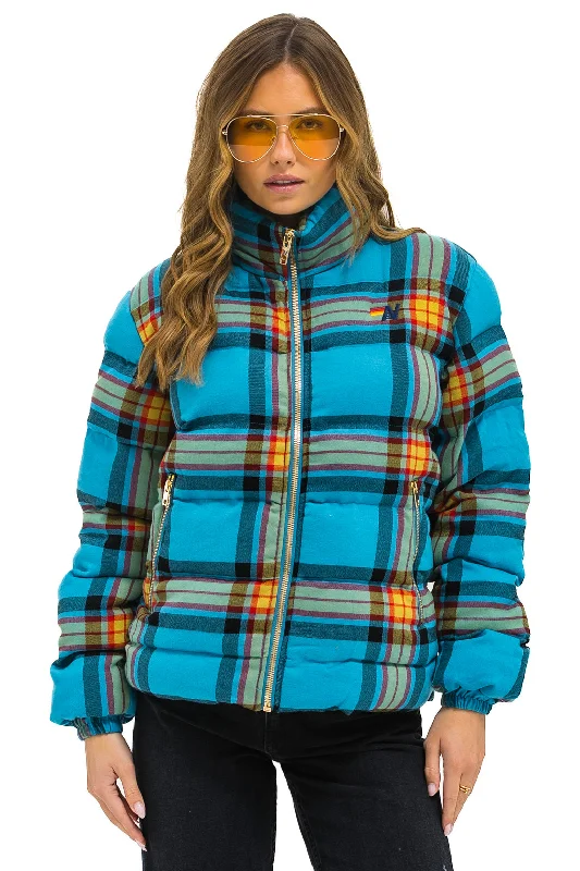 Women's Vacation Clothes UNISEX PLAID TRAVELER JACKET - JACKSON PLAID