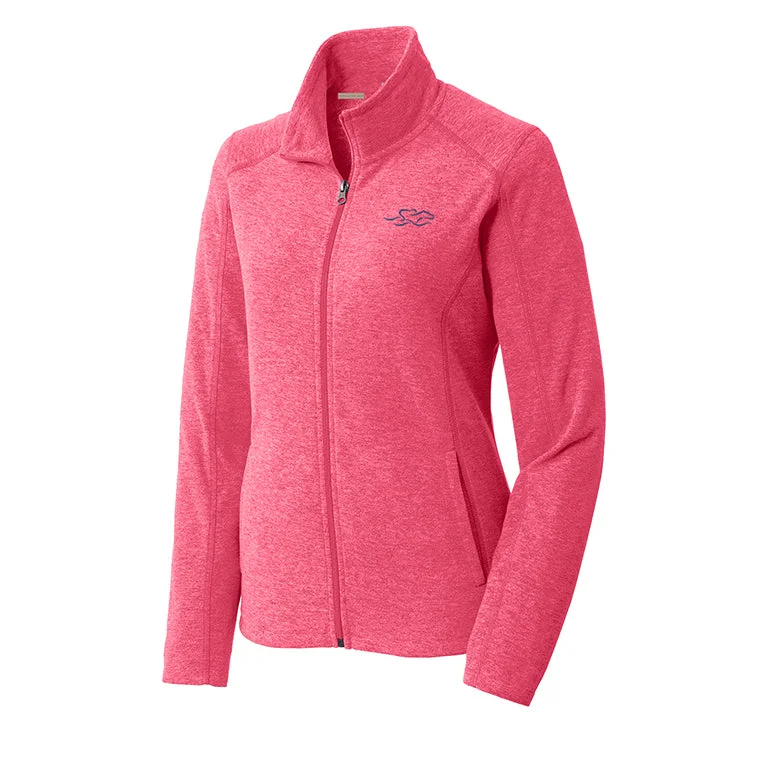 Everyday Fashion Deals – Chic Looks For Less Womens Luxe Fleece Jacket - Heathered Raspberry